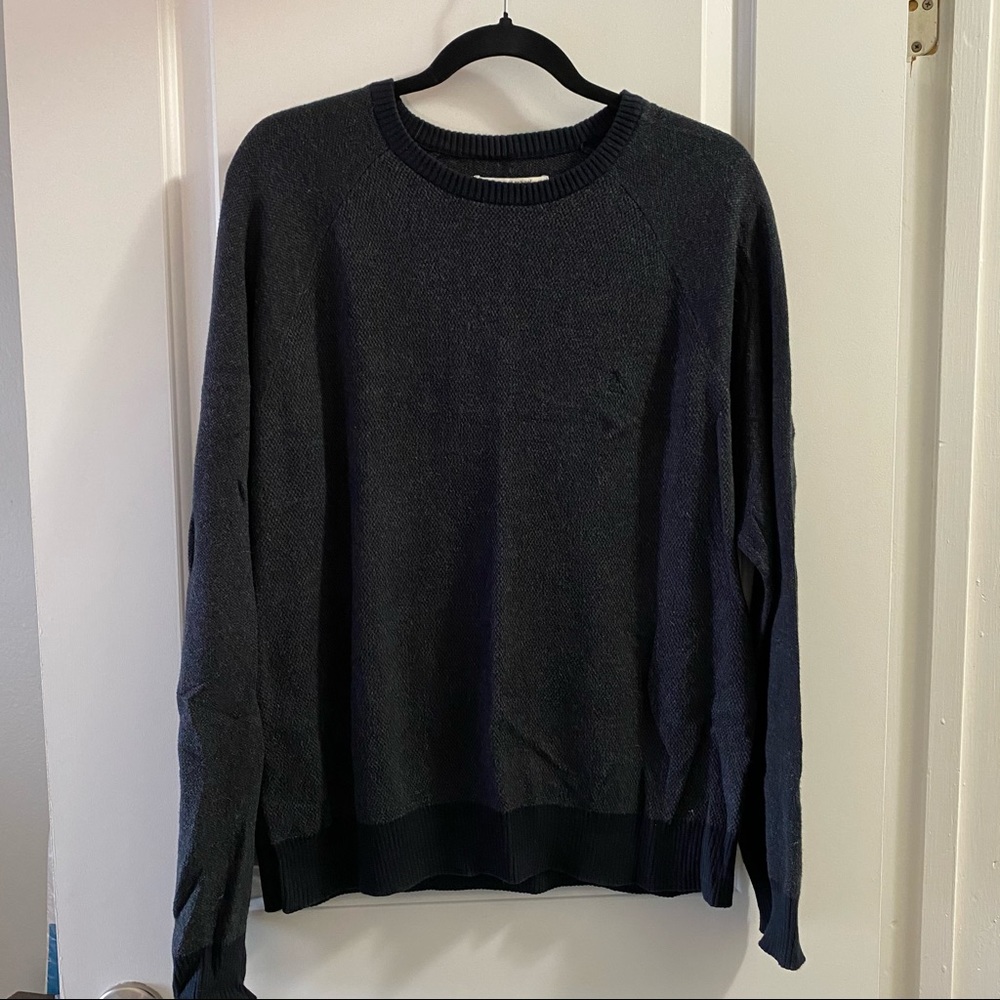 Original Penguin Dark Grey Crew Neck Sweater